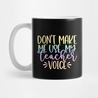 Strict teacher - funny teacher joke/pun Mug